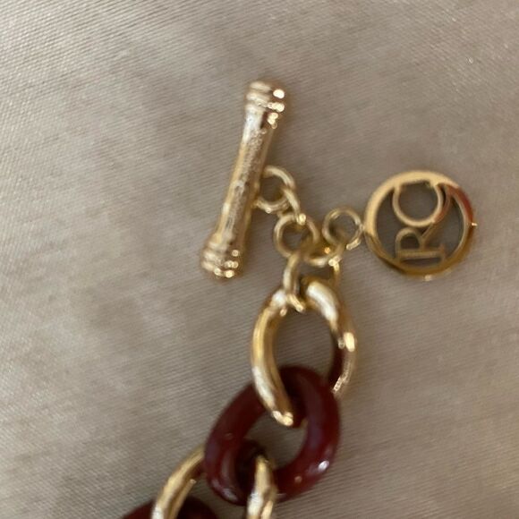 💍Rustic Cuff Clasp Bracelet - brown and gold braid pattern. NWOT. - Picture 4 of 9